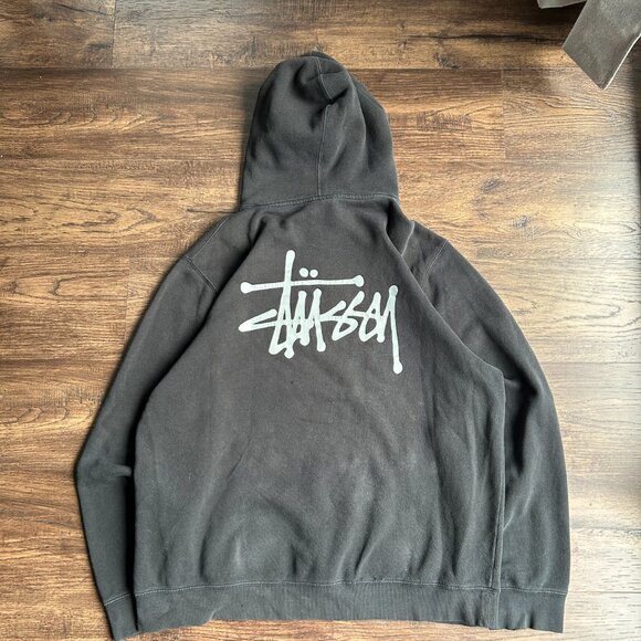 Stussy Hoodie Black XL - Picture 6 of 8